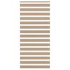 vidaXL Zebra Blind 115x230 cm stofbreedte 110,9 cm polyester zandbruin