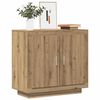 vidaXL Dressoir 80x40x75 cm bewerkt hout artisanaal eikenkleur