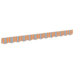 vidaXL Vervangende markies volant Meerkleurig 230 x 20 cm Polyester