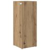vidaXL Paraplu Standaard Artisan Eiken 25 x 24,5 x 64 cm Bewerkt hout