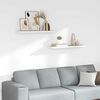 vidaXL Wandschappen zwevend 2 st 90x23,5x3,8 cm MDF eikenkleurig wit