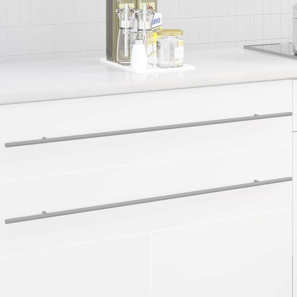 vidaXL Kasthandgreep 12 pcs Zilver 900 mm Roestvrij staal