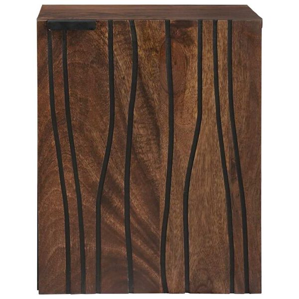vidaXL Badkamertenk te kast met plank Walnotenhout 38 x 33,5 x 48 cm