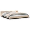 vidaXL Bedframe zonder matras massief grenenhout 200x200 cm