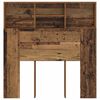vidaXL Hoofdeinde kas Oud Hout 100 x 19 x 103,5 cm Bewerkt hout