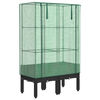 vidaXL Plantenbak verhoogd met kashoes 80x40x140 cm rattanlook