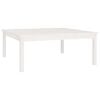 vidaXL Salontafel 100x100x40 cm massief grenenhout wit