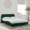 vidaXL Bedframe "Dover" 120x200 cm fluweel donkergroen