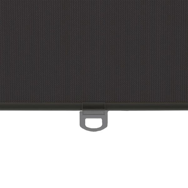 Livin'outdoor Rolgordijn Start&Stop 100x175 cm zwart