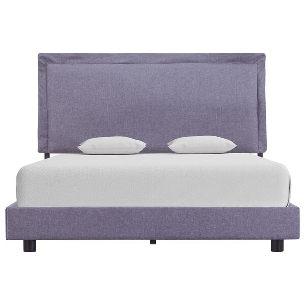 vidaXL Bedframe stof lichtgrijs 140x200 cm