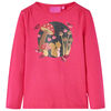 vidaXL Kindershirt met lange mouwen 104 felroze