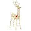 vidaXL 3D Kerst Rendier LOVIISA 250 LED's Warmwit 96 x 40 x 180 cm