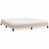 vidaXL Bedframe kunstleer cappuccinokleurig 160x200 cm