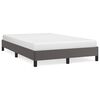 vidaXL Bedframe zonder matras 120x190 cm kunstleer grijs
