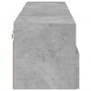 vidaXL Tv-wandmeubels 2 st 60x30x30 cm bewerkt hout betongrijs