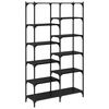 vidaXL Boekenkast Zwart eiken 100 x 32 x 170 cm Bewerkt hout