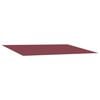 vidaXL Vervangingsdoek voor zonnescherm Bordeaux Rood 350 x 200 cm