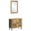 vidaXL Badkamerkastenset 2 st Naturel 62 x 33 x 58 cm