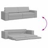 vidaXL Slaapbank 200cm Wolkengrijs Stof