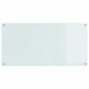 vidaXL Keuken Spatscherm Wit 120 x 60 cm gehard glas