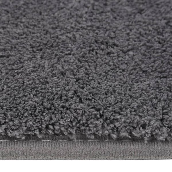 vidaXL Vloerkleed teddy 200x140 cm antracietkleurig