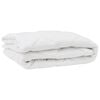 vidaXL Dekbed met kussen 3 pcs Wit Microfibre
