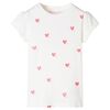 Kindershirt 116 ecru