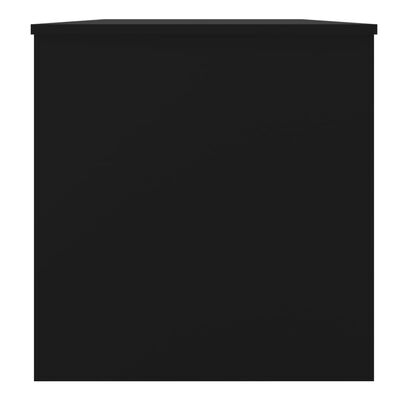 vidaXL Salontafel 102x50x52,5 cm bewerkt hout zwart