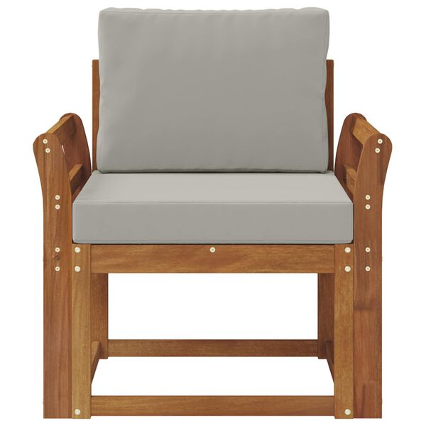 vidaXL Tuinbank Massief Acaciahout en Polyester