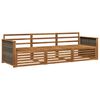 vidaXL Buiten bankenset 3 pcs Naturel Massief Acaciahout