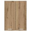 vidaXL Hangkast met opslag Artisan Eiken 60 x 31 x 80 cm Bewerkt hout