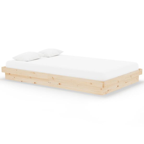 vidaXL Bedframe massief hout 120x200 cm