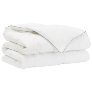 vidaXL Winter Dekbed Wit 135 x 200 cm Bamboe
