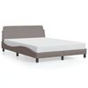 vidaXL Bedframe "Dover" stof taupe 140x200 cm
