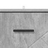 vidaXL Nachtkastje met lade Betongrijs 38 x 38 x 66 cm Bewerkt hout