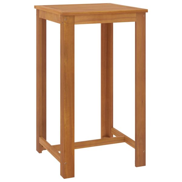 vidaXL 3-delige Tuinbarset zwart