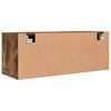 vidaXL Schoenenkast wandgemonteerd 100x35x38 cm bewerkt hout eiken