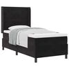 vidaXL Boxspringbed met hoofdeinde Zwart 100 x 200 cm Fluweel