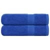 vidaXL Handdoeken FROGN 2 st 50x100 cm 360 g/m&sup2; blauw