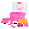 Kerbl Mini Poetskist met 8 onderdelen roze 321766