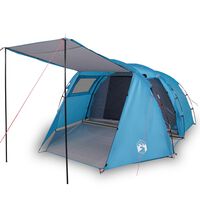 vidaXL Tent 4-persoons 420x260x153 cm 185T taft blauw