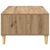 vidaXL Salontafel Artisan Eiken 103,5 x 60 x 35 cm Bewerkt hout