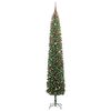 vidaXL Kunstkerstboom Groen 300 cm PVC en Staal en Kunststof