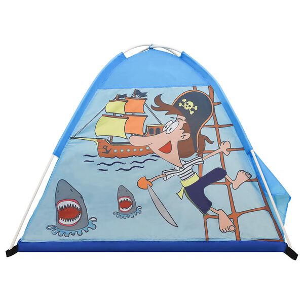 vidaXL Kinderspeeltent met 250 ballen 120x120x90 cm blauw