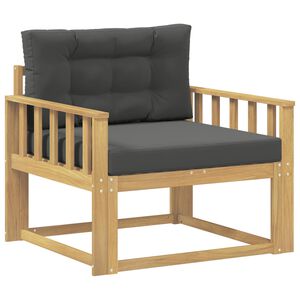vidaXL Buiten Midden Sofa Polyester Wit