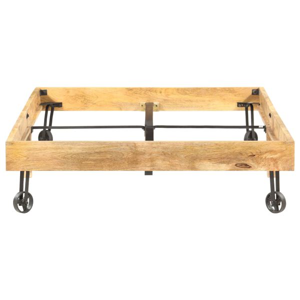 vidaXL Bedframe massief mangohout 120x200 cm