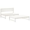 vidaXL 2-delige Loungeset massief grenenhout wit