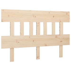 vidaXL Hoofdbord 203,5x3x81 cm massief grenenhout