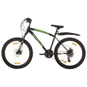 vidaXL Mountainbike 21 versnellingen 26 inch wielen 46 cm zwart