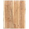vidaXL Tafelblad 80x(50-60)x3,8 cm massief acaciahout
